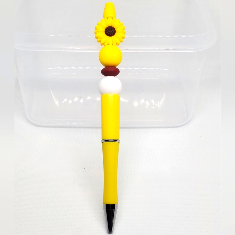 B2G1F Sunflower Beaded Pen, New